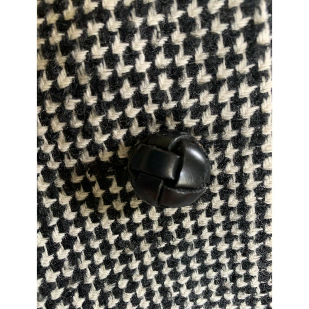 Lafayette 148 Wool Blend Oversized Coat Black Multi 1X Excellent Condition - Picture 11 of 13